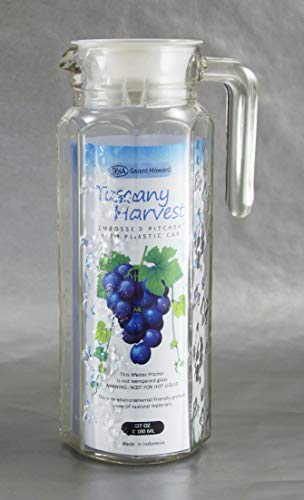 Grant Howard 52057 Tuscan Harvest Embossed Pitcher, 34 oz.