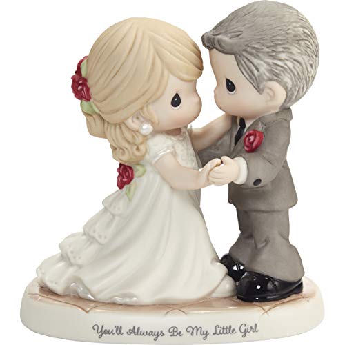 Precious Moments 202006 Youll Always Be My Little Girl Bisque Porcelain Figurine, One Size, Multicolored