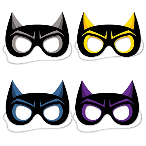 Beistle Batman Assorted Color Masks - 4 Pcs.
