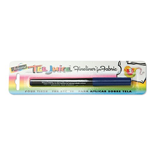 Jacquard JAC-PEN1005 Fine Tee Juice Fabric Marker, Blue