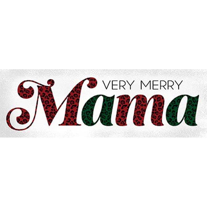 Carson Home Accents Very Merry Mama Magnet Message Bar Sign, 6-inch Width