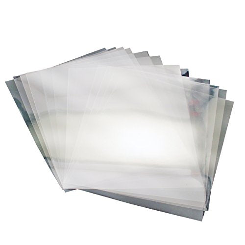 Hygloss Products Acetate Sheets Plastic, High Clarity-for DIY Arts & Crafts, Stencils, Compatible with Cricut Maker & Die Cutting Machines.7 Mil Polyester-Clear-12 10, 12 x 12 Inches, Clear