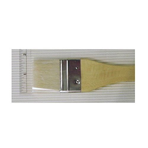 Yasutomo Hake Flat Brush 1-3/4 With Metal Ferrule