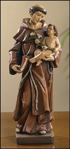 Creative Brands Saint Anthony Resin 8" H - Christian Brands Catholic