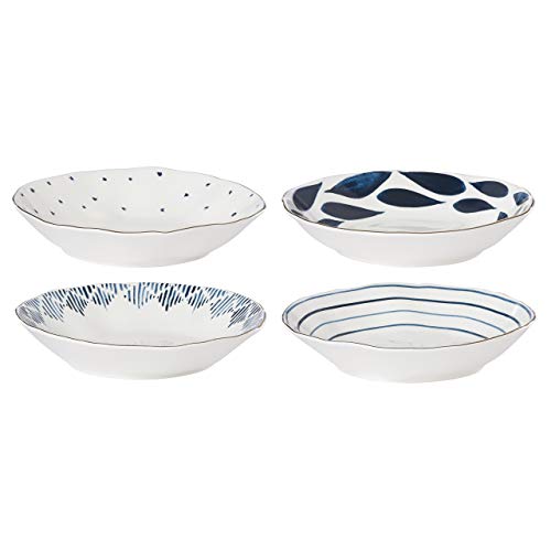 Lenox Blue Bay 4-Piece Set Pasta Bowls, 4.75 LB