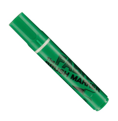 Uchida 722-C-F4 Marvy Fabric Brush Point Marker, Fluorescent Green