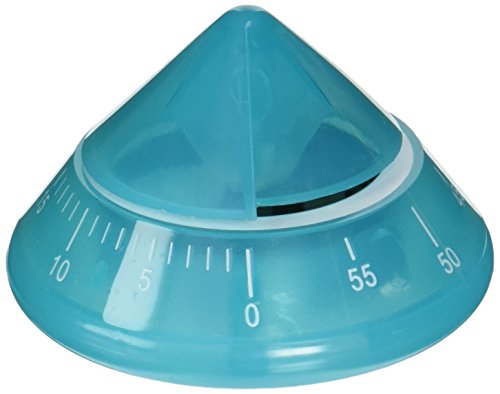 Baumgartens 77023 Translucent Conical Timer, 7" x 4-1/4" x 2" Size, Blue