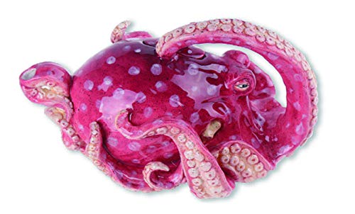 Blue Sky Clayworks Clayworkss Red Octopus Teapot, Multi