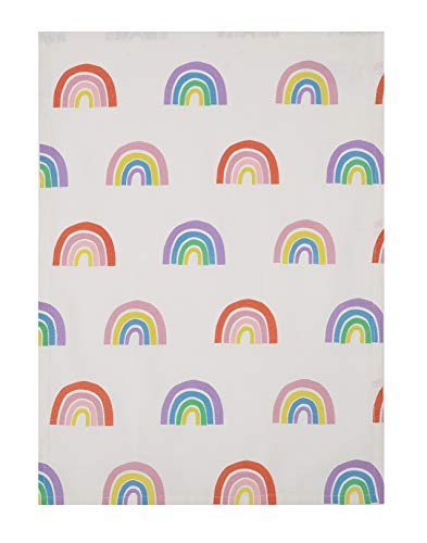 Peking Handicraft 04APS03AC Small Rainbows Kitchen Towel, 25-inch Length, Cotton