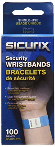 Baumgartens(R) Wrist Passes, Blue, Pack Of 100