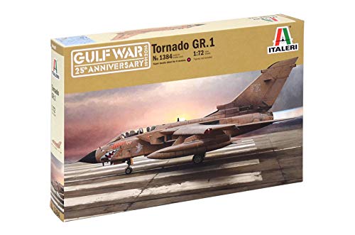 Italeri ITA1384 1: 72 Tornado Gr.1 Gulf War 25th Anniversary [Model Building Kit]