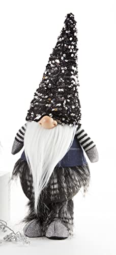 Delton 2127-0 Black Warlock Sequin Hat, 17-inch Height