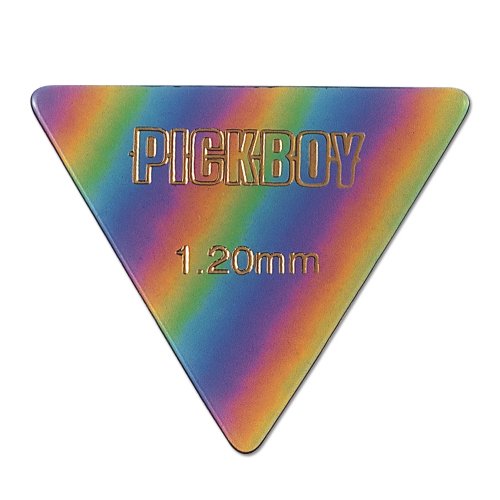Osiamo Pickboy Bass Pick, Triangle, rainbow, Cellulose, 1.20mm, 10 picks