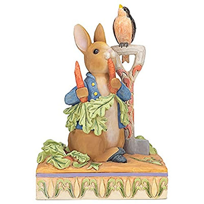 Enesco Jim Shore Heartwood Creek Peter Rabbit in Garden Figurine