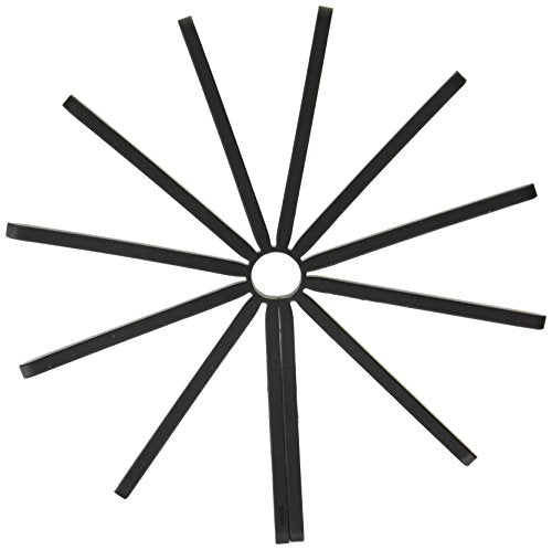Umbra Fanfare Silicone Trivet (Set of 2) Black