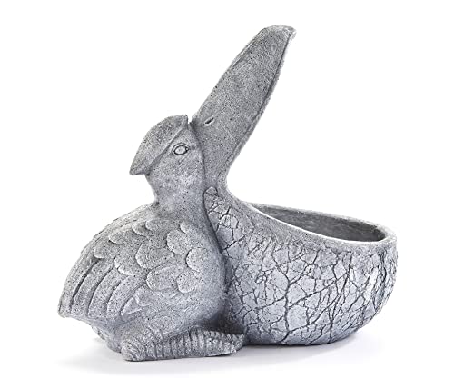 Giftcraft 717998 Oversized Pelican Planter, 15.8-inch Length