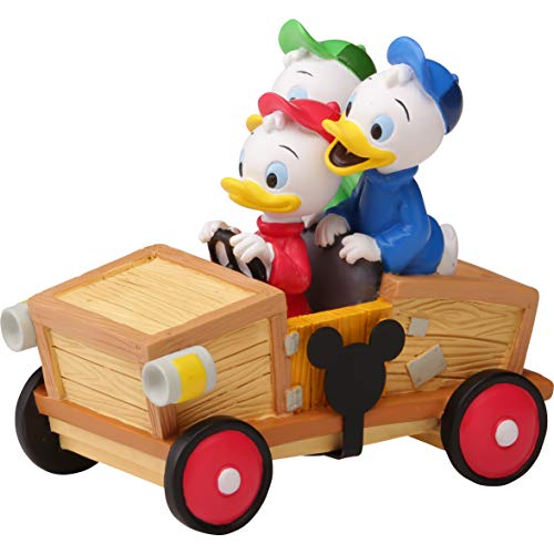 Precious Moments 201707 Disney Collectible Parade Huey, Dewey, and Louie Resin/Vinyl Figurine, One Size, Multicolored