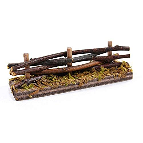 Midwest Design Touch of Nature 55263 1 Piece Micro Miniature Wooden Fence, 2.75" x 0.5" x 0.5"