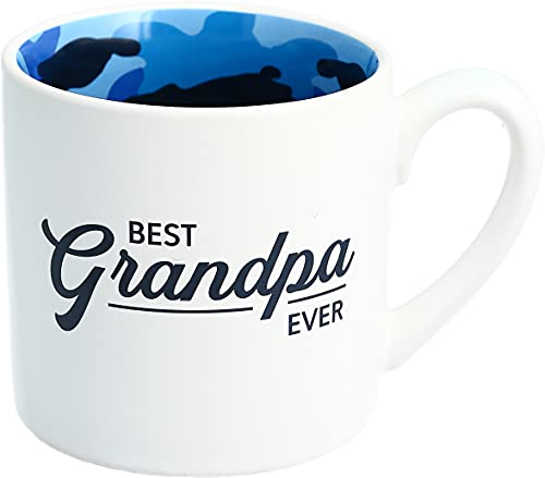 Pavilion - Grandpa - 15 Oz Blue Camouflage Coffee Tea Cup Mug