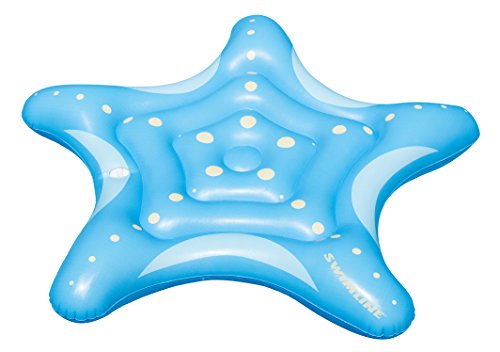 Swimline Starfish Float Pool Inflatable Ride-On, Blue