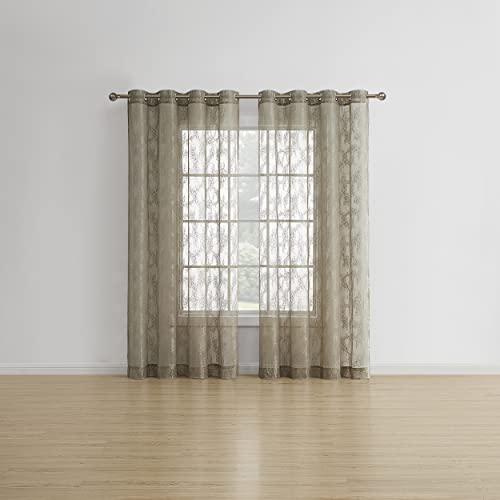 Belle Maison Renaissance Home Fashion Galaxy LACE Grommet Panel