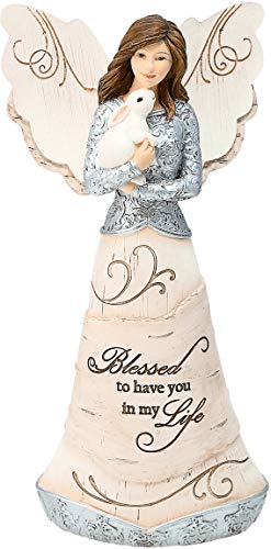 Pavilion- Blessed - 7.5" Angel Holding a Bunny
