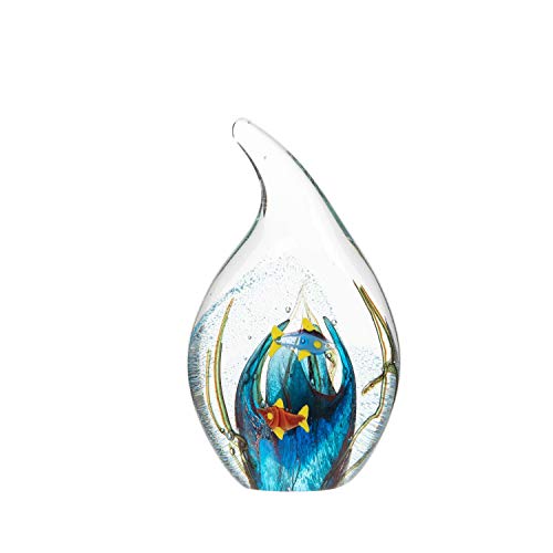 Beachcombers B21271 Glass Small Fish in A Large Figure, 7.25 inch