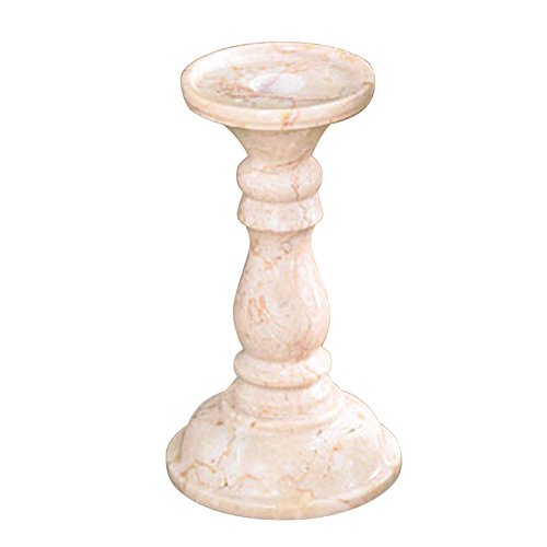 Creative Home Champagne Matte Candle Holder 4.75" x 8.75" (1 Piece)