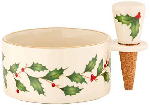 Lenox 870006 Holiday Wine Coaster & Stopper Set