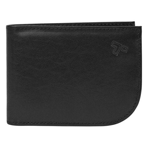 Travelon Safe ID Leather Front Pocket Wallet, Black, One Size