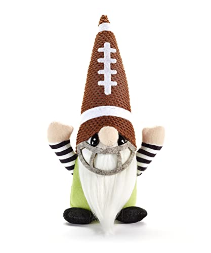 Giftcraft 474537 Football Gnome, 10 inch, Polyester, Moose