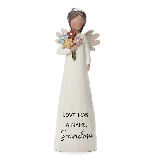 Blossom Bucket Grandma Bright Blessings Angel Mother's Day Figurine, 5.25-inch Height, Resin