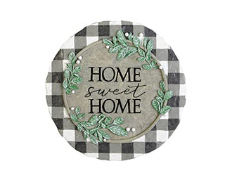 Carson Home 12729 Home Sweet Home Garden Stone, 8.25-inch Diameter