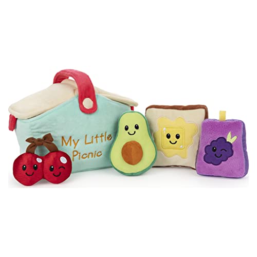 GUND Baby My Little Picnic Stuffed Plush Playset, 5 Pieces, 7"