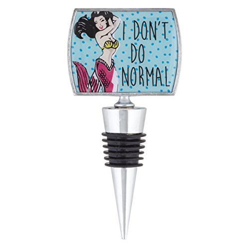 Karma Wit Gifts Wine Stopper, Mermaid