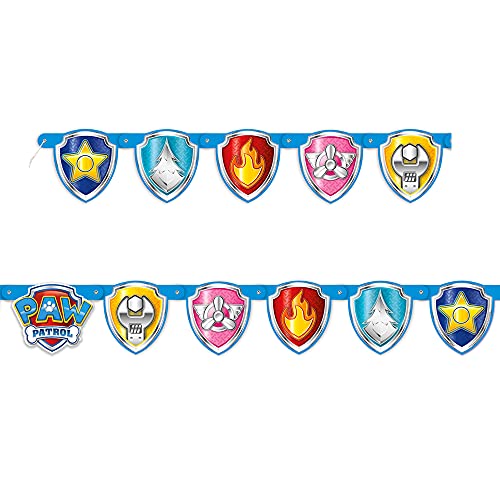 Unique Industries Unique Paw Patrol Large Jointed Banner-1 Pc, 6.5ft, Multicolor