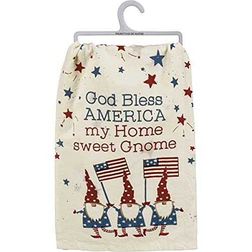 Primitives by Kathy Patriotic Home D‚Äö√†√∂¬¨¬©cor Dish Towel, Red, White, Blue