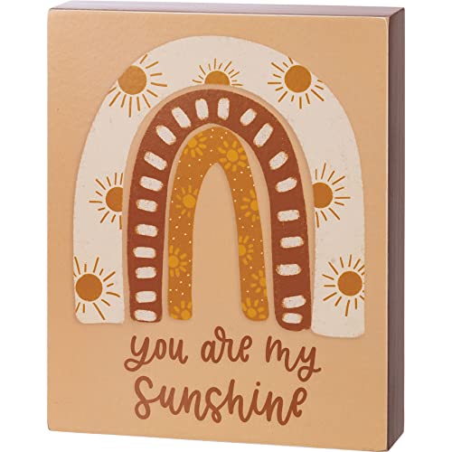 Primitives By Kathy 112595 Box Sign - You Are My Sunshine