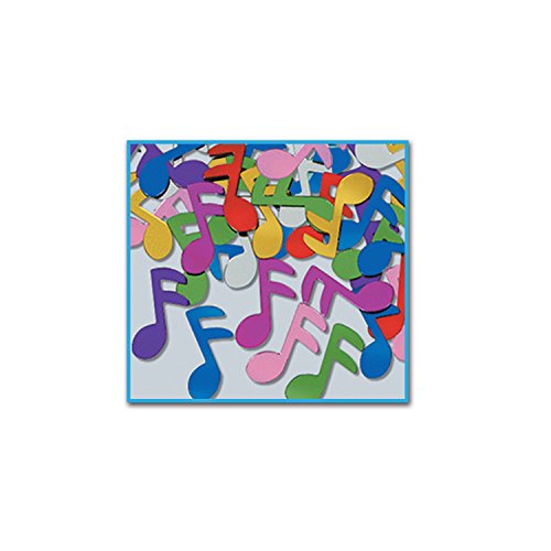 Beistle Fanci-Fetti Musical Notes (multi-color) Party Accessory  (1 count) (1 Oz/Pkg)