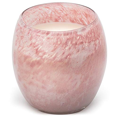 Dynasty Gallery 28212SC-CL Glisten + Glass Candle Strawberry Cream, 4-inch Height