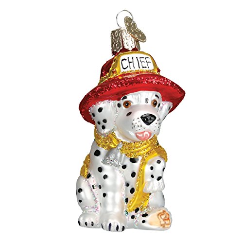 Old World Christmas Dog Collection Glass Blown Ornaments for Christmas Tree Dalmatian Pup