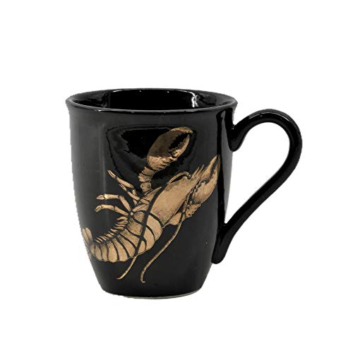 Comfy Hour Ocean Life Mug Collection 15oz 4" Lobster Pattern Mug Water Cup, Dolomite