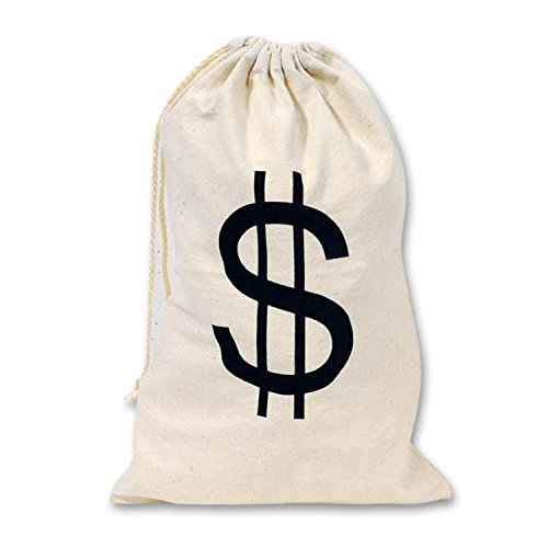 Beistle Big "$" Bag, 17 by 11-Inch