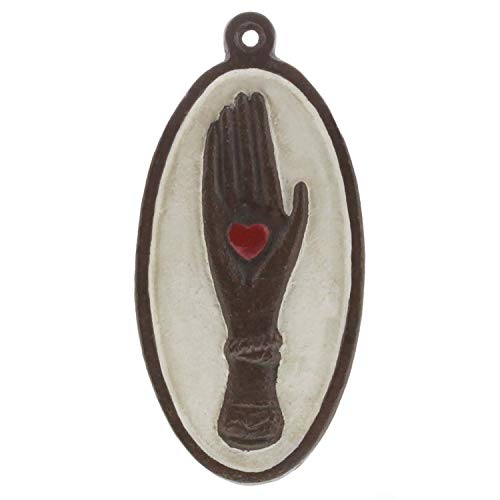 HomArt AREOhome Hand with Heart Plaque - Cast Iron