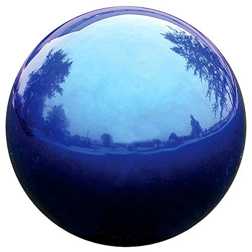 Very Cool Stuff BLU08 Mirror Ball 8-Inch Blue Stainless Steel Gazing Globe