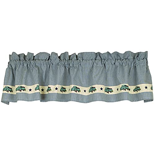 The Country House Collection 30650 Blue Truck Valance