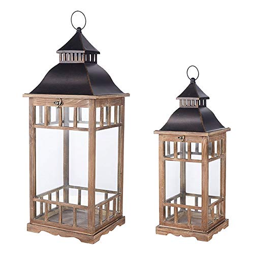 RAZ Imports The Greenery Shop 30" Lantern, Set of 2