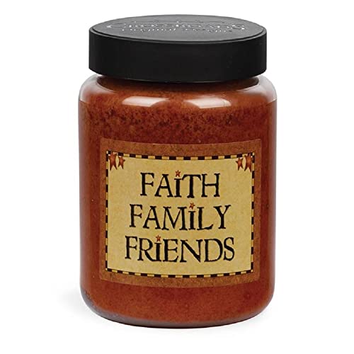 Crossroads BMS-COD9 Faith Family Friends Buttered Maple Syrup Jar Candle, 26 oz