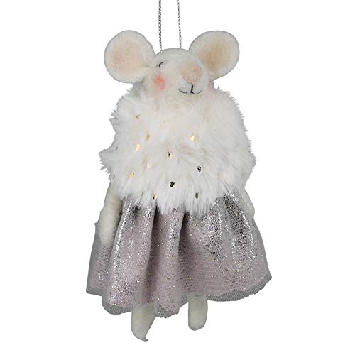 HomArt 0414-22 Fancy Mouse Ornament, 5.5-inch Height, Felt