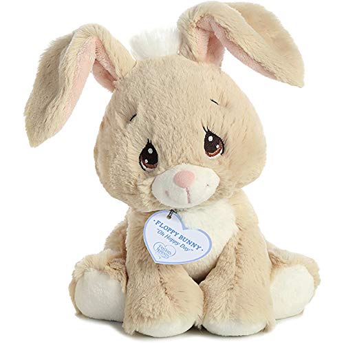 Aurora Floppy Tan Bunny 8.5 inch - Stuffed Animal by Precious Moments (15752)